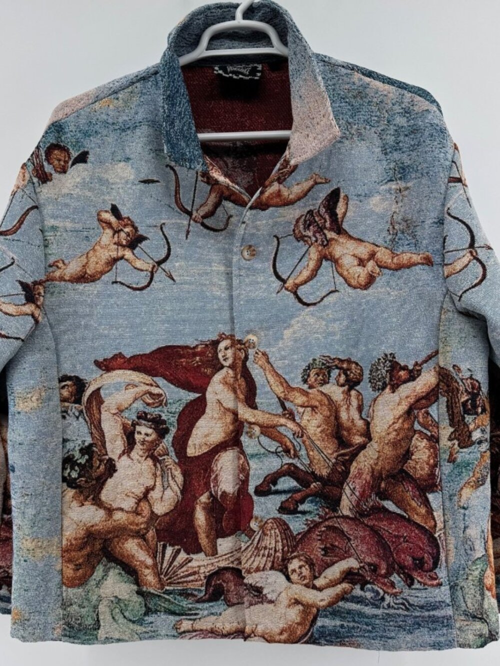Rebel Vengeance Renaissance Tapestry Jacket Rare Art Print | Size Large